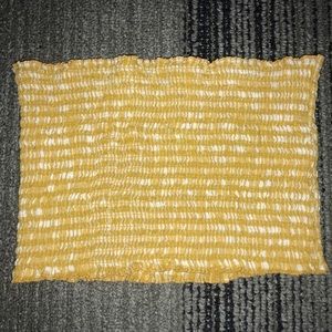 Brandy Melville Yellow Cropped Tube Top